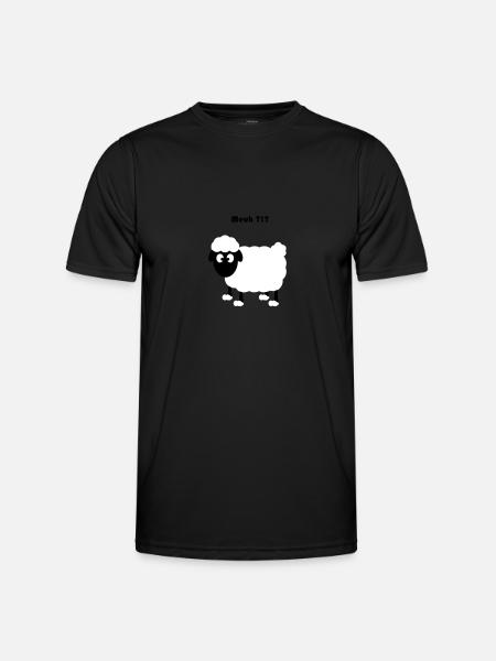 sheep - Men's Functional T-Shirt - black