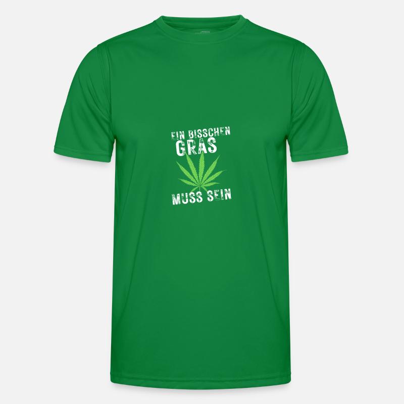 Ein bisschen Gras muss sein Männer Funktions-T-Shirt
