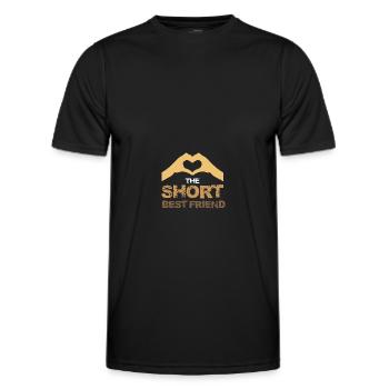 Little Best Friend - Men's Functional T-Shirt - black - Front - AI Model Male 178 dark (178cm)