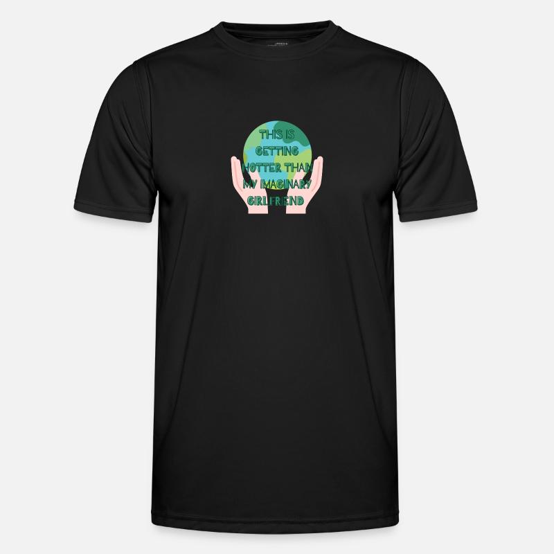 Stop global warming - Men's Functional T-Shirt - black