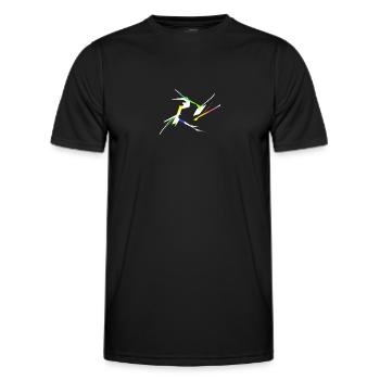 Modern Art - Männer Funktions-T-Shirt - Schwarz - Vorne - AI Model Male 178 dark (178cm)