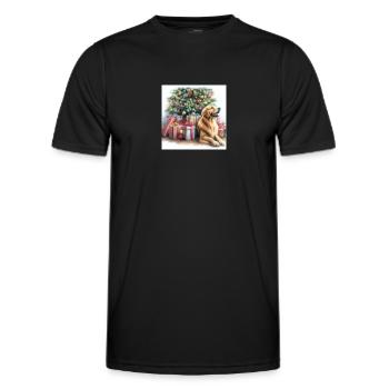 Goldie Christmas - Männer Funktions-T-Shirt - Schwarz - Vorne - AI Model Male 178 dark (178cm)