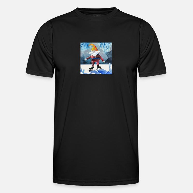 Die Wunder des Winters - Männer Funktions-T-Shirt - Schwarz