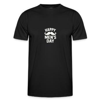 Männertag, Vatertag, Himmelfahrt - Männer Funktions-T-Shirt - Schwarz - Vorne - AI Model Male 178 dark (178cm)