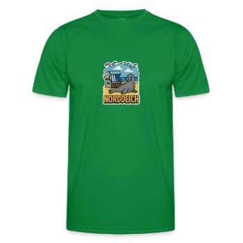 Norddeich - Männer Funktions-T-Shirt - Kelly Green - Vorne - AI Model Male 178 dark (178cm)
