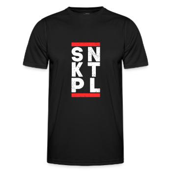 SNKTPL Berlin St Pauli Saint Pauli Cadeau - T-shirt sport Homme - noir - Devant - AI Model Male 178 dark (178cm)