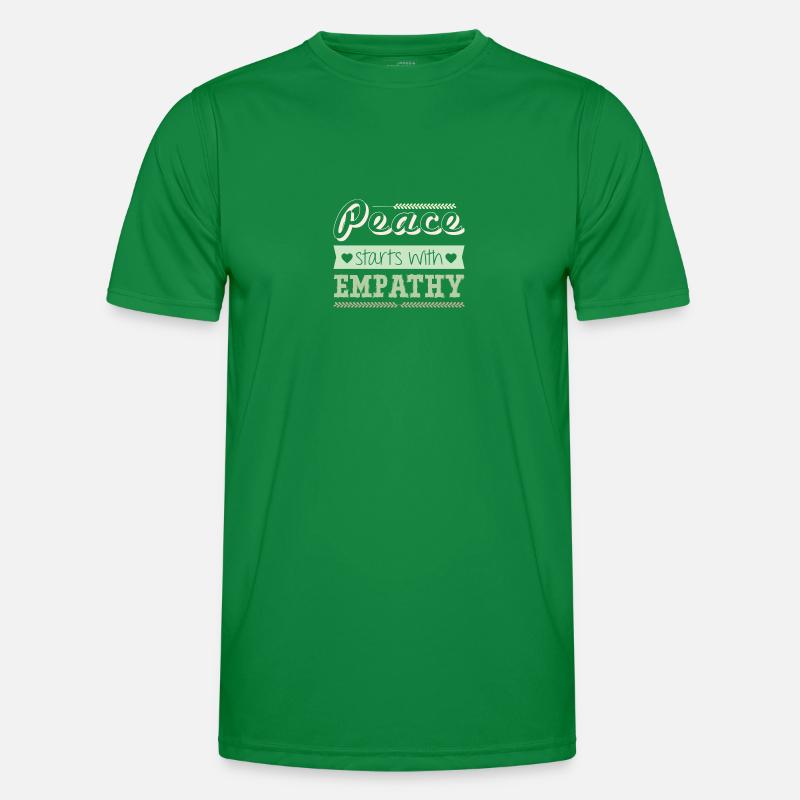 Peace starts with Empathy Men's Functional T-Shirt