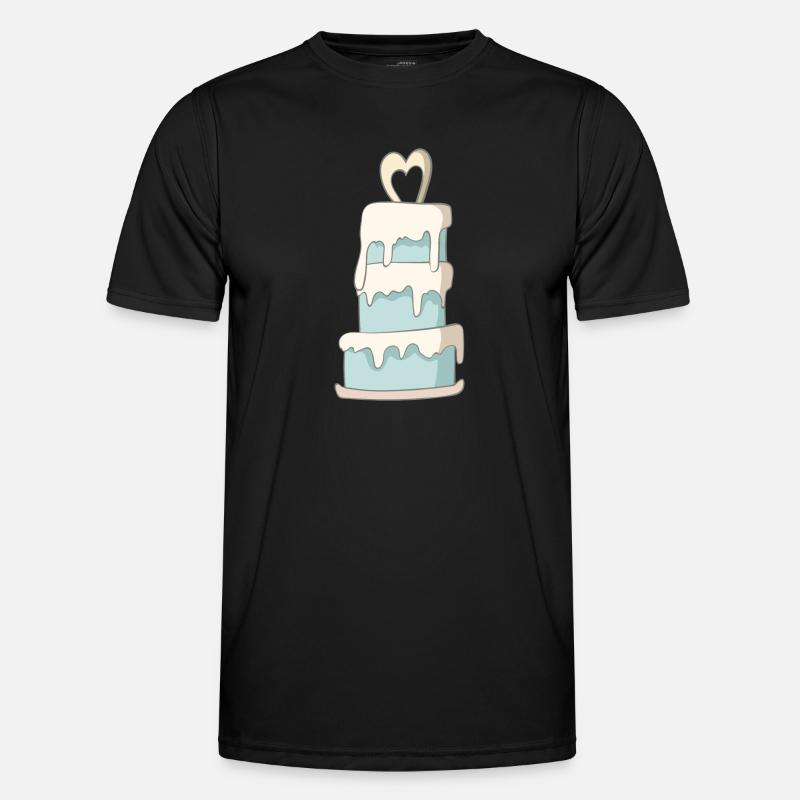 Gâteau de mariage T-shirt sport Homme