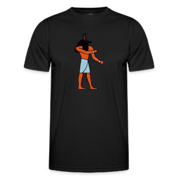 pharahon anubis - T-shirt sport Homme - noir - Devant - AI Model Male 178 dark (178cm)