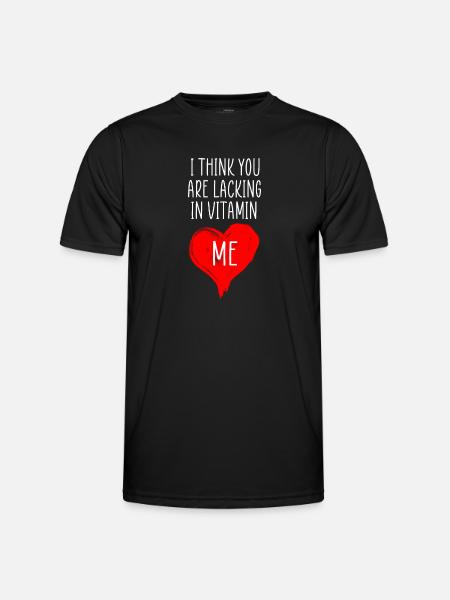 vitamin me funny quote - Men's Functional T-Shirt - black