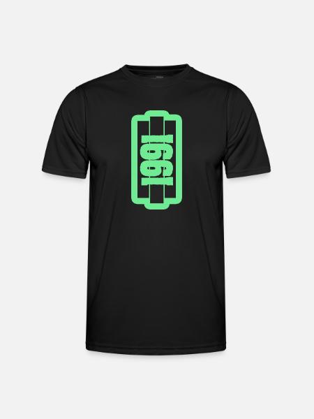 1991 - Men's Functional T-Shirt - black