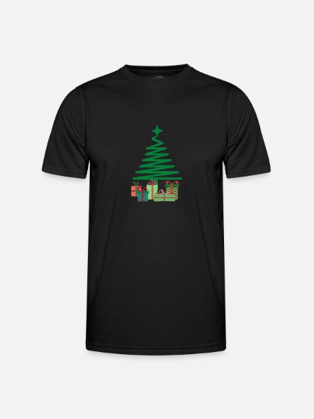 X-MAS Design 01 - Männer Funktions-T-Shirt - Schwarz