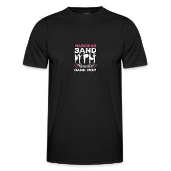 Marching Band Roadie Band Mom - Männer Funktions-T-Shirt - Schwarz - Vorne - AI Model Male 178 dark (178cm)