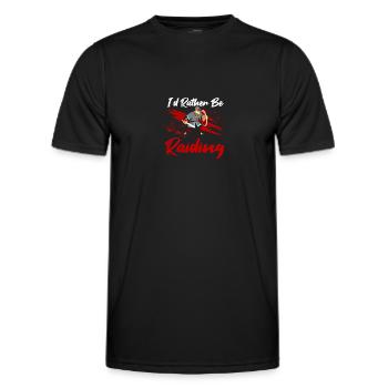 Je préfère faire du raid pour les jeux de joueurs - T-shirt sport Homme - noir - Devant - AI Model Male 178 dark (178cm)