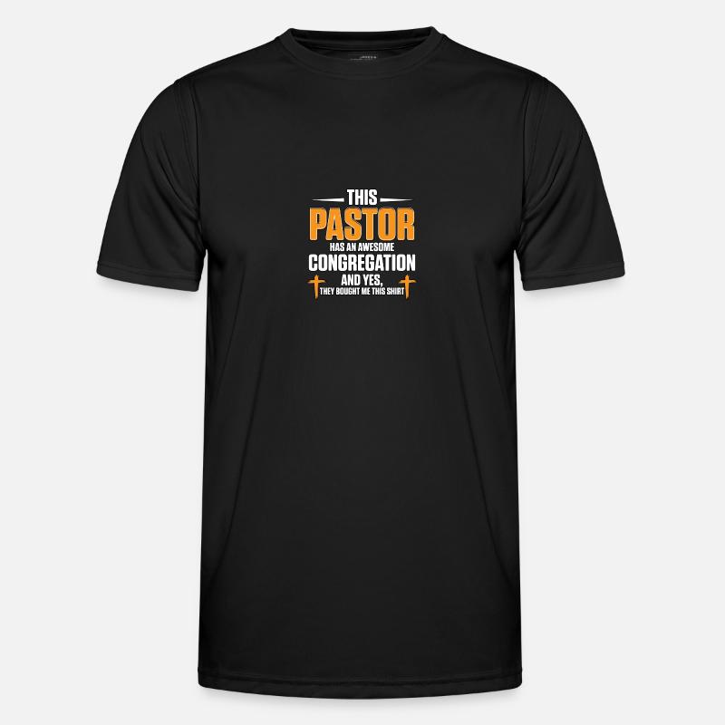 Ce pasteur a une congrégation géniale T-shirt sport Homme