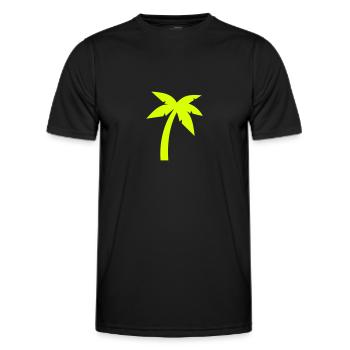 Palme - T-shirt sport Homme - noir - Devant - AI Model Male 178 dark (178cm)