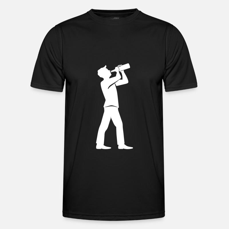 Drinking Party Man - Men's Functional T-Shirt - black
