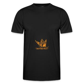 Triathlon - T-shirt sport Homme - noir - Devant - AI Model Male 178 dark (178cm)