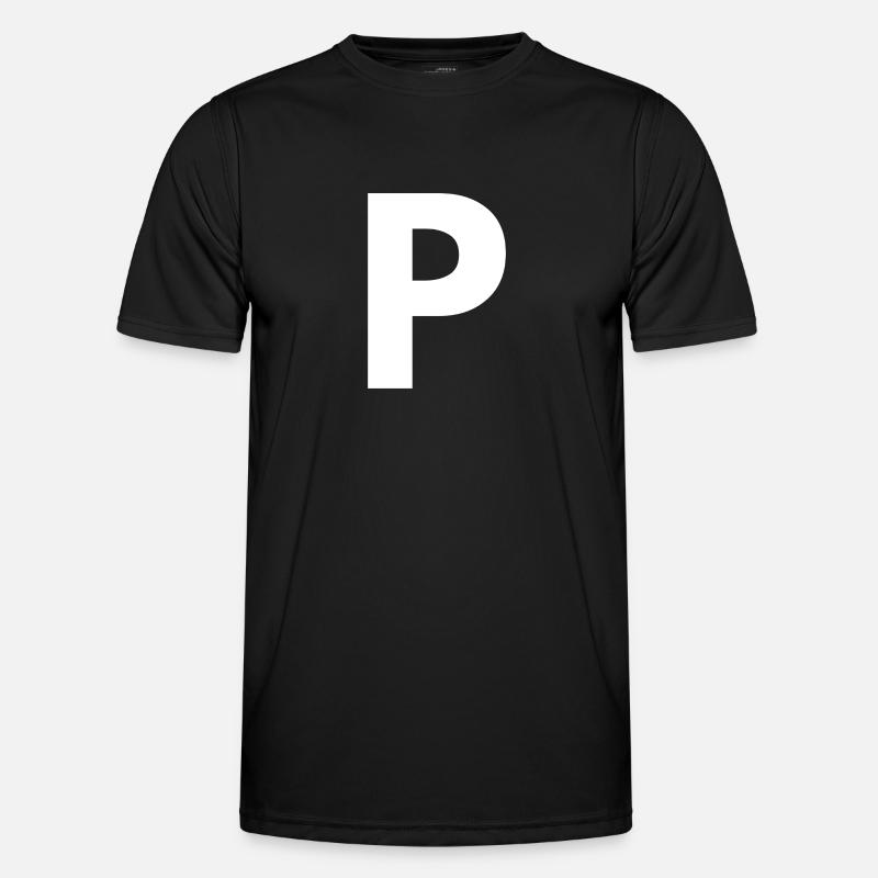 P - Männer Funktions-T-Shirt - Schwarz