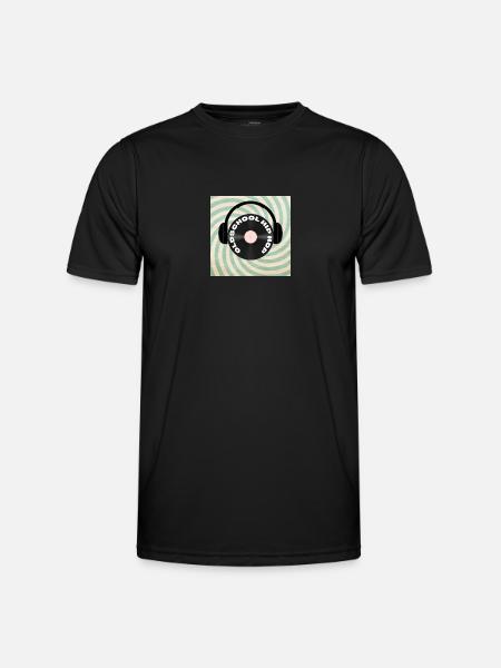 Oldschool Hip Hop - Männer Funktions-T-Shirt - Schwarz
