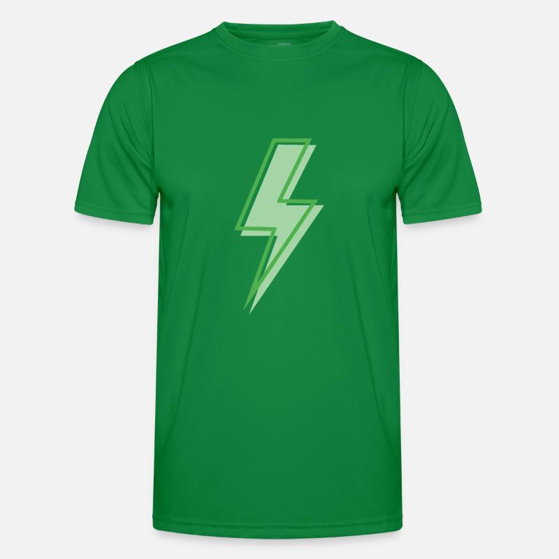 Eclair vert T-shirt sport Homme