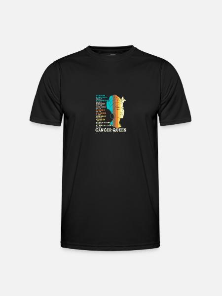 Sternzeichen Krebs - Männer Funktions-T-Shirt - Schwarz