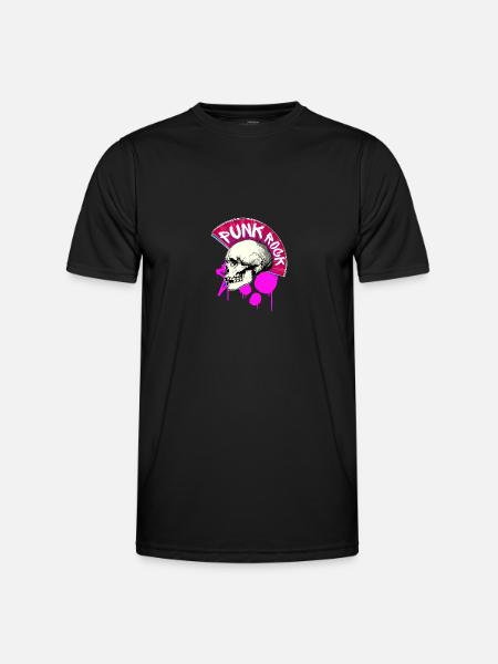 Festival und Musik... punk ... Rock - Männer Funktions-T-Shirt - Schwarz