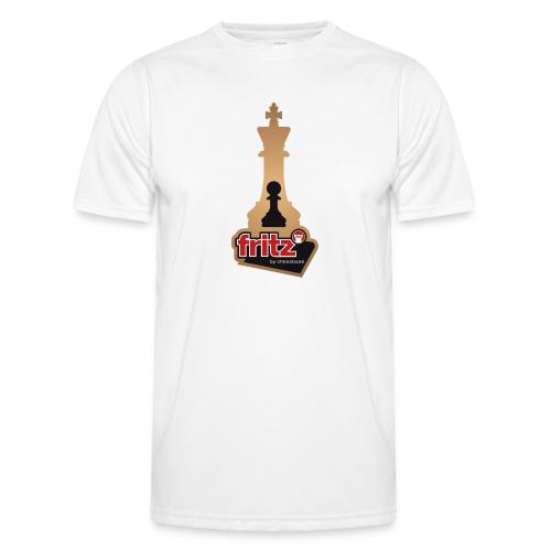 Fritz 19 Rey y Peón de ajedrez - Camiseta funcional para hombres