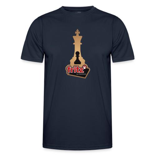 Fritz 19 Rey y Peón de ajedrez - Camiseta funcional para hombres