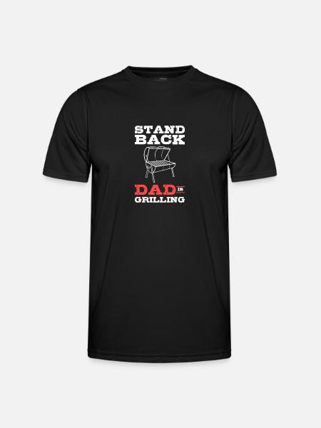 BBQ - Männer Funktions-T-Shirt - Schwarz