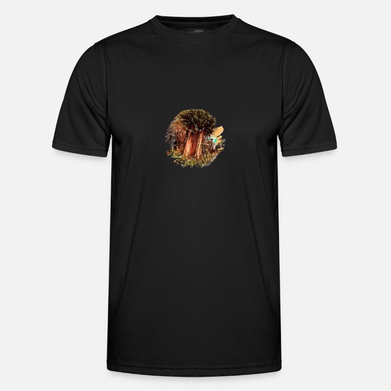 Old Tree - Men's Functional T-Shirt - black