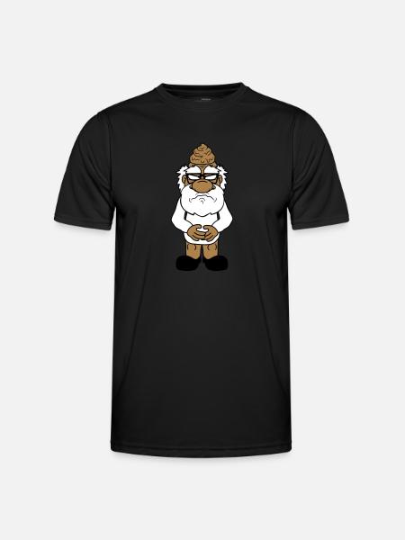 shit shit sour boese veraergert kot heap - Men's Functional T-Shirt - black