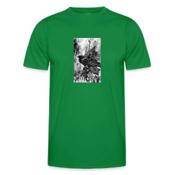 Eagle | Birds | Freedom | Animals - Men's Functional T-Shirt - kelly green - Front - AI Model Male 178 dark (178cm)