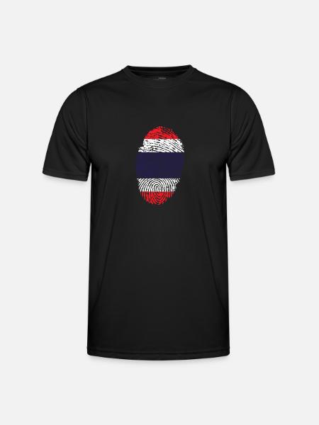 Fingerprint - Thailand - Men's Functional T-Shirt - black