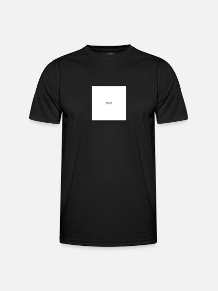 espace - T-shirt sport Homme - noir