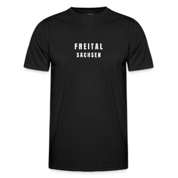 Freital, Saxe - T-shirt sport Homme - noir - Devant - AI Model Male 178 dark (178cm)
