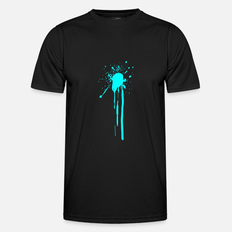 Paint spot - Spray can - Klecks GRAFITTI Men's Functional T-Shirt