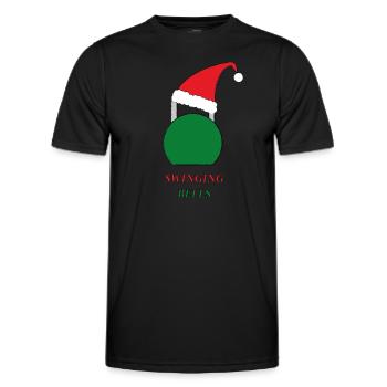 Swinging Bells - Männer Funktions-T-Shirt - Schwarz - Vorne - AI Model Male 178 dark (178cm)