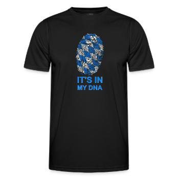 ADN de Bavière - T-shirt sport Homme - noir - Devant - AI Model Male 178 dark (178cm)