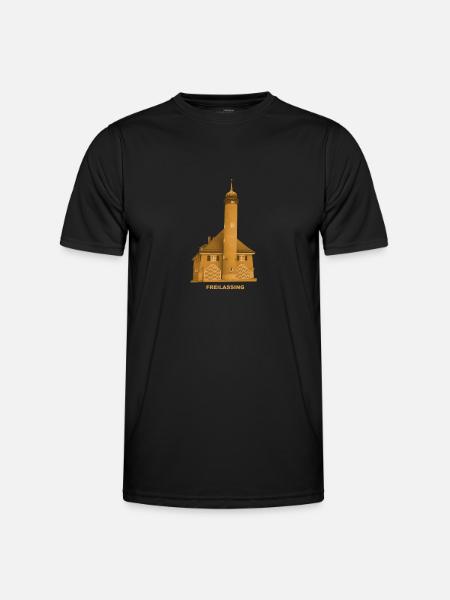 Freilassing Museum, Berchtesgaden, Upper Bavaria - Men's Functional T-Shirt - black