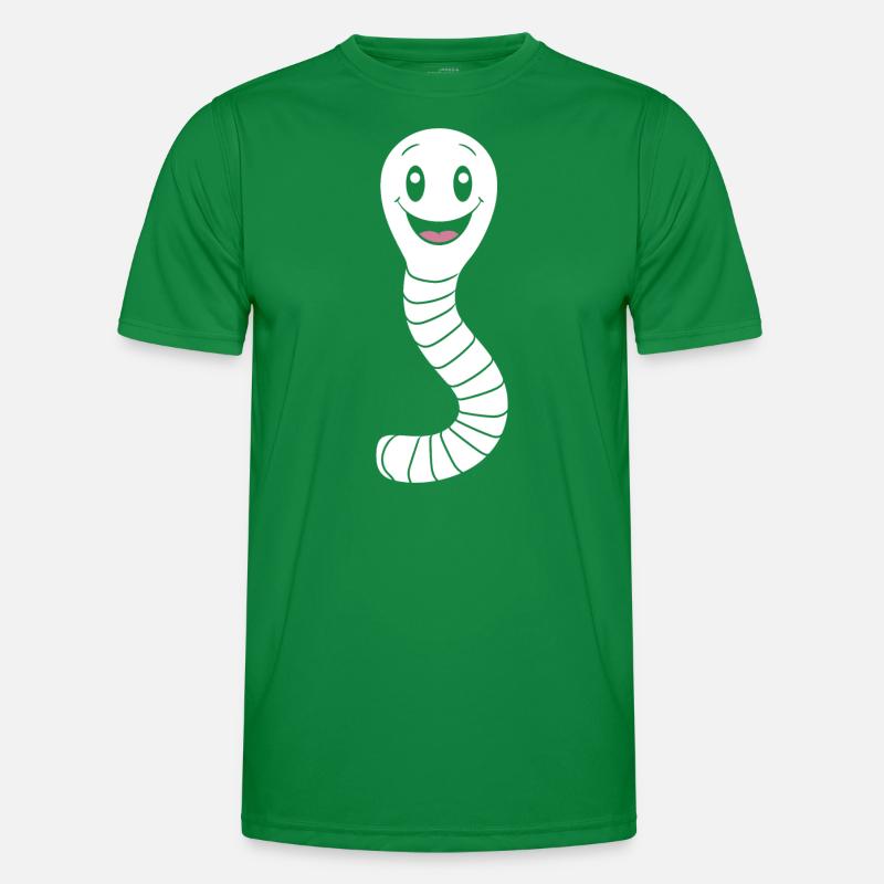 vers de terre T-shirt sport Homme