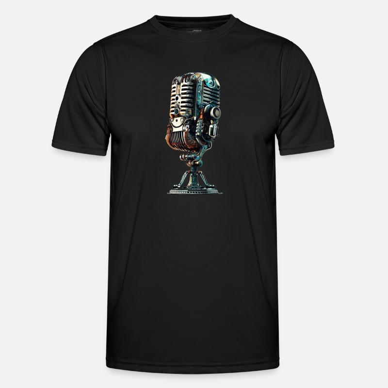 Microphone - Men's Functional T-Shirt - black