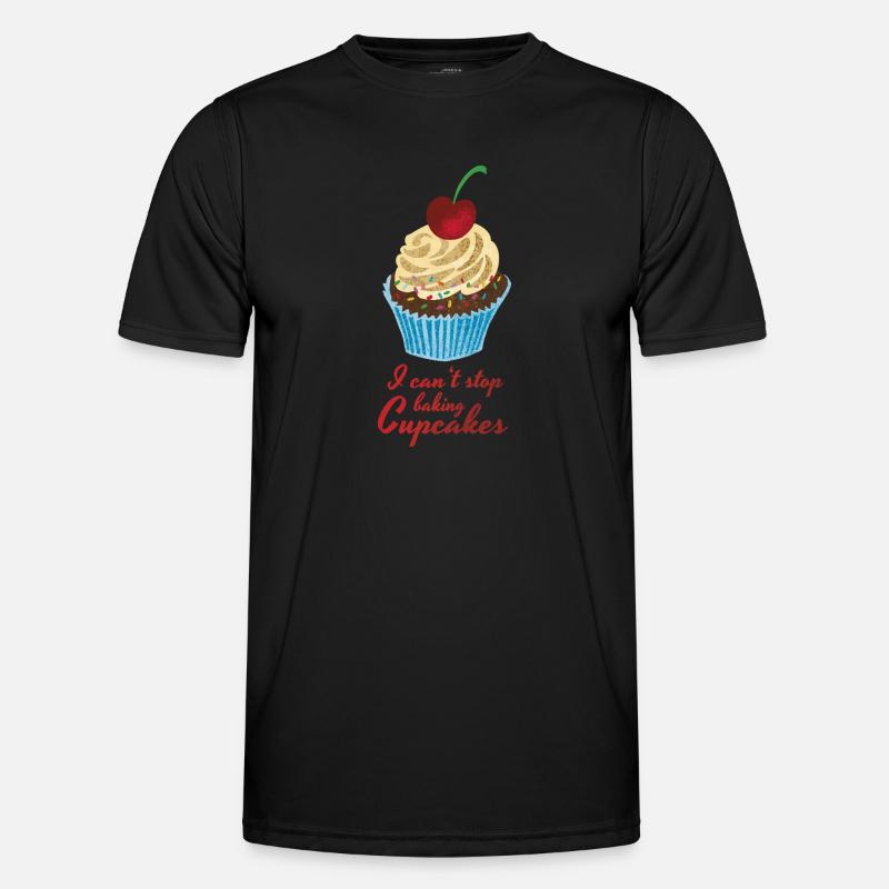Cupcake baking Männer Funktions-T-Shirt