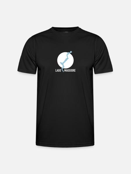 LAGO MAGGIORE - Italy / Switzerland - Men's Functional T-Shirt - black