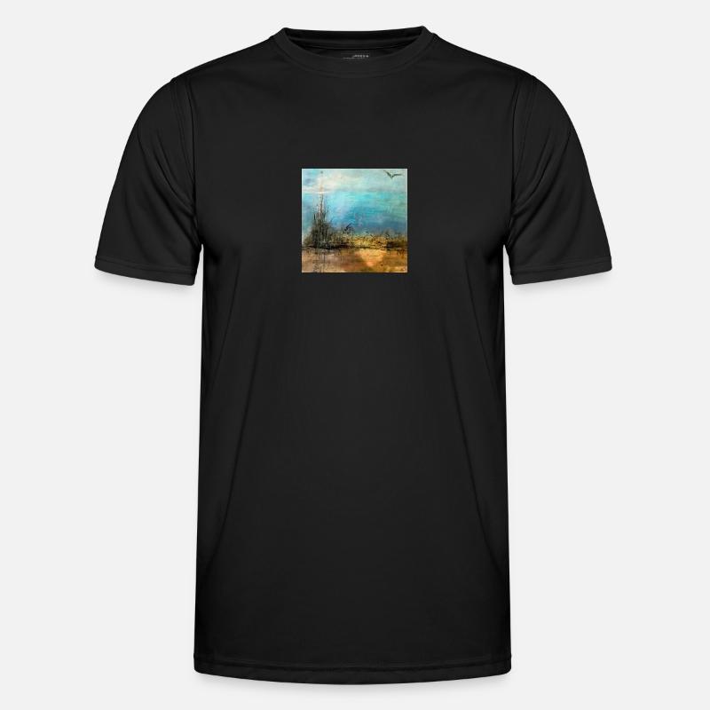 DIE WÜSTE - Männer Funktions-T-Shirt - Schwarz