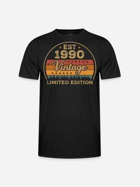 Legendary Since 1990 Birthday 1990 Vintage 1990 - Men's Functional T-Shirt - black