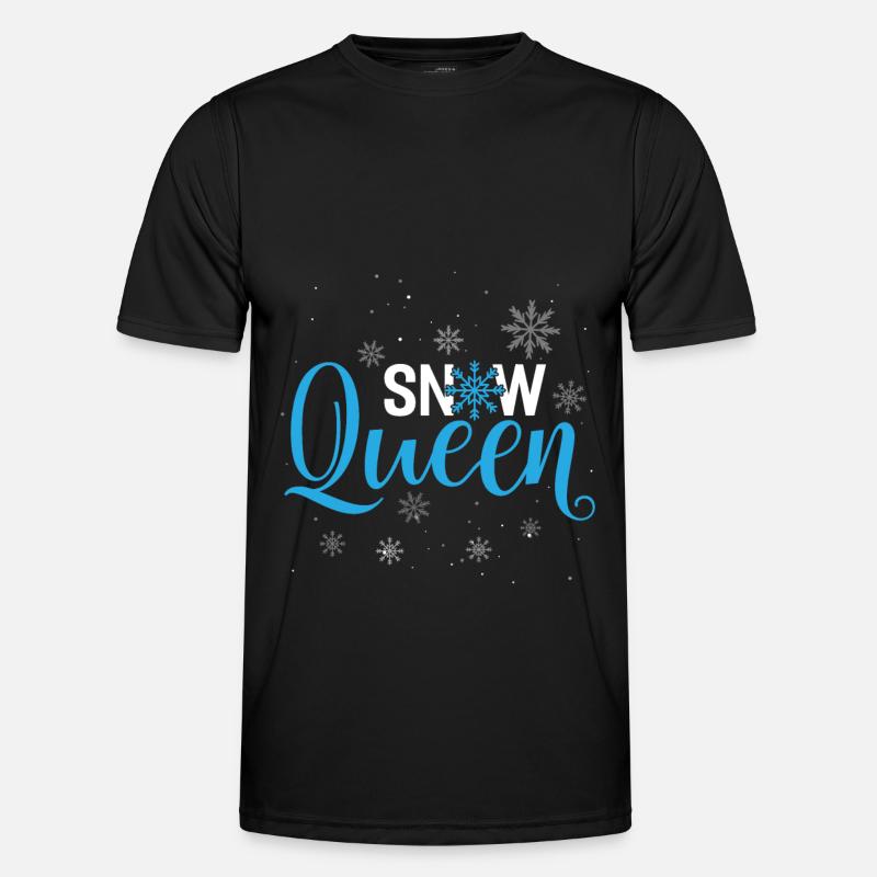 Snow Queen - (s.k) - Men's Functional T-Shirt - black