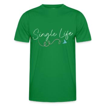Relationship Partner Date Solo - Men's Functional T-Shirt - kelly green - Front - AI Model Male 178 dark (178cm)