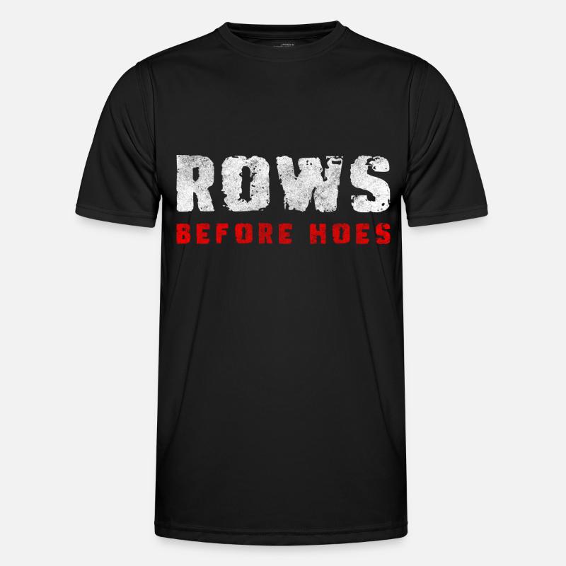 rowing machine athlete body sculling - Men's Functional T-Shirt - black