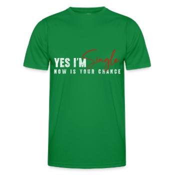 Application de rencontre Speed Dating Single Speed Dating - T-shirt sport Homme - vert - Devant - AI Model Male 178 dark (178cm)